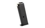 Walther MAG WAL PPK/S 380ACP 7RD BLK AFC STD black magazine, angled side view with flat base
