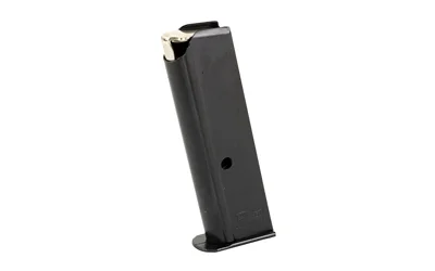 Walther MAG WAL PPK/S 380ACP 7RD BLK AFC STD black magazine, angled side view with flat base
