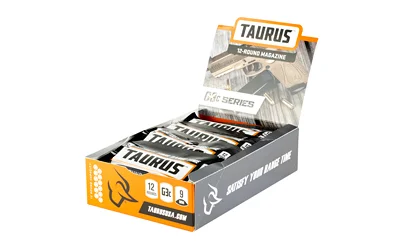 primary-11946 Taurus G3C Magazine, open Taurus display box holding multiple black magazines