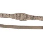 Quake Claw Contour Swivel sand camouflage sling, top view with padded strap and swivels