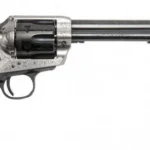 Cimarron Fac FRONTIER 7.5 Inch 45LC OLD SILVER FRAME LSR ENG