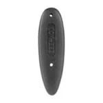 KICK-EEZ Pad Moss 500/930 black oval recoil pad, front view with two mounting holes