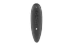 KICK-EEZ Pad Moss 500/930 black oval recoil pad, front view with two mounting holes
