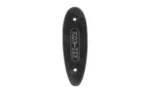 KICK-EEZ Pad Rem 1100 Comp/Viper G2 black oval recoil pad, front view with two mounting holes