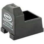 ADCO SUPER THUMB LOADER EXT 10/22 black loader in angled side view with open loading cavity