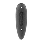 KICK-EEZ PAD 1301 TAC/SLV black recoil pad, rear view with two mounting holes