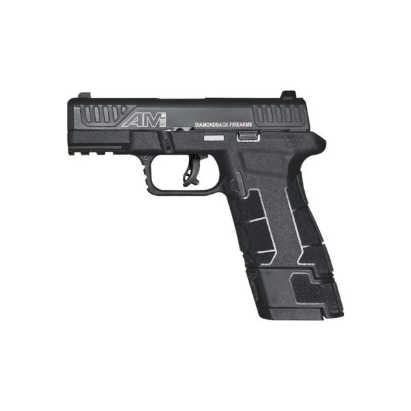 Diamondback DBAM29 Sub-Compact Handgun 9mm Luger 17(1)&12(1)rd Magazines 3.5" Barrel Black