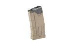LANCER L5AWM, opaque flat dark earth angled side view with black top