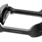 TYRANT Magwell for Glock 19/23, black angled top view with flared opening and mounting screw