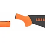 Hogue Stock Rem 870 Less Lethal Orange, black and orange buttstock and fore-end