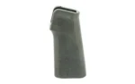 HOGUE GRIP AR15 15 DEGREE BLK NO FG black, angled side view with textured panels