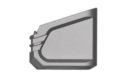 TYRANT MAG EXT FOR GLK17/22, gray side view with angular recessed panel