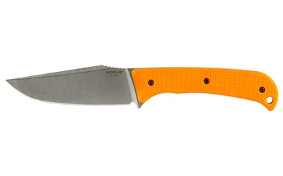 HOGUE EXTRAK XL 3.9 ORG W/SHEATH, fixed knife with broad silver blade and orange handle