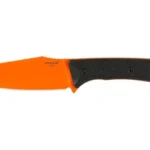 HOGUE EXTRAK XL 3.9 BLK/OR, right-side view with orange blade and textured black handle