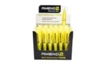 AMEND2 G10 Self-Defense Pen yellow pens in black countertop display box