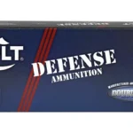 DoubleTap Ammunition DBLTAP CD 357MAG 158GR JHP 20/1000 black Colt Defense Ammunition box, front view