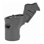 TACSTAR Mossberg 500 Stock Adapter, gray angled side view with upright mounting section