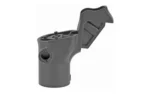 TACSTAR Mossberg 500 Stock Adapter, gray angled side view with upright mounting section