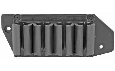primary-12620 TacStar Side Saddle Moss 500, black front view with six shell loops and mounting holes