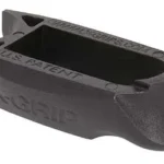 X-GRIP XGRIP MAG SPACER 1911 OFF 45ACP 1PC, black angled view with open top and textured front