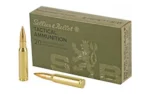 Sellier & Bellot S&B 308WIN 147GR FMJ 20/500 olive box with two brass cartridges