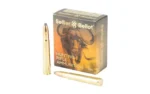 Sellier & Bellot S&B 375 H&H MAG 300GR SP, ammunition box with two brass cartridges