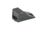 Shield Sights SHLDS spare cover for RMS, black angled cover viewed from the front and side