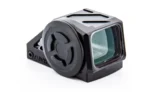 Shield Sights SHLD AMSC black enclosed sight, front-right view with green-tinted lens