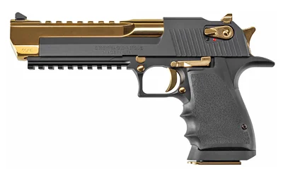 Magnum Research DE L6 44MAG 6" 8RD BLK/GLD