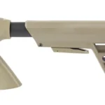 ATI Outdoors ADV TECH SHFORCE G2 REM/MOSS STK FDE, tan right-side view with pistol grip and recoil pad