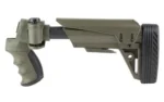 ATI Outdoors ADV TECH STFORCE G2 REM/MOSS STK UC, olive right-side view with grip and recoil pad