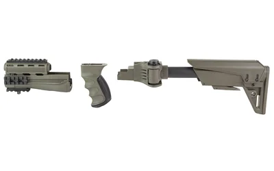 ATI Outdoors ADV TECH STFORCE AK-47 STK/HNDGRD UC, olive stock, handguard and pistol grip set