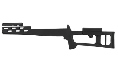 primary-12775 ATI Outdoors ADV TECH SKS FIBERFORCE STOCK, black right-side view with open thumbhole design