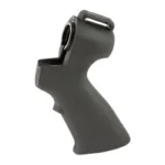 ATI Outdoors ADV TECH 12GA SHOTGUN REAR GRIP black, angled side view with mounting opening