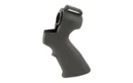 ATI Outdoors ADV TECH 12GA SHOTGUN REAR GRIP black, angled side view with mounting opening