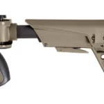 ATI Outdoors ADV TECH 12GA SIDE FOLD SHGN STK FDE tan folding stock and pistol grip, right-side view