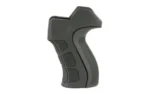 ATI Outdoors ADV TECH AR15 X2 PISTOL GRIP BLK, right side of black textured grip