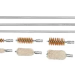 DAC Universal Shotgun Cleaning Kit, laid out with rods, handle, brushes, mops and tools