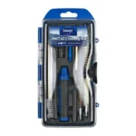 DAC 308/7.62 Rifle Cleaning Kit 17PC, brushes, rods and tools in clear hanging case