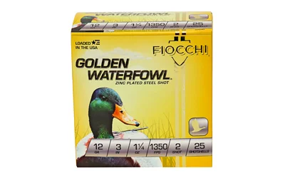 Fiocchi Ammunition FIOCCHI 12GA #2 GOLDEN 25/250