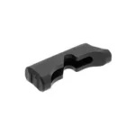 Tyrant Echelon Extended Mag Release black, angled top view with textured ends