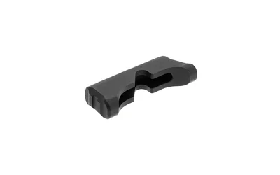 Tyrant Echelon Extended Mag Release black, angled top view with textured ends