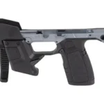 TYRANT TWS365 CHASSIS FITS P365 GRY gray chassis, left side view with grip and rear brace