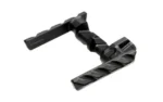 TYRANT P365 SAFETY SELECTOR BLK black safety selector with two textured levers, angled view