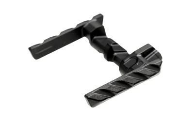 TYRANT P365 SAFETY SELECTOR BLK black safety selector with two textured levers, angled view