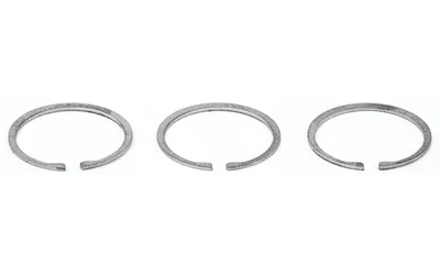 LBE AR BOLT GAS RINGS SET OF 3, three silver split rings arranged in a row