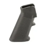 LBE AR A2 Pistol Grip Black, angled side view with textured panels and finger groove