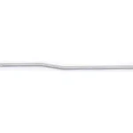 LBE AR Gas Tube 308WIN Midlength, silver tube in top view with bends and red-tipped end
