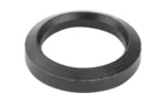LBE AR 308WIN CRUSH WASHER black angled top view with circular opening
