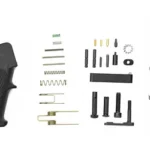 LBE LPK 556 with trigger guard and grip, black grip and assorted lower parts laid out